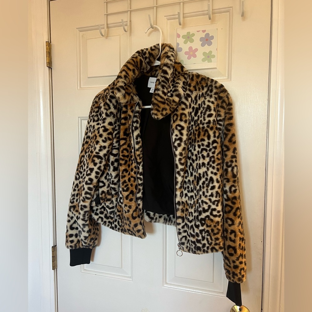 Cheetah print jacket